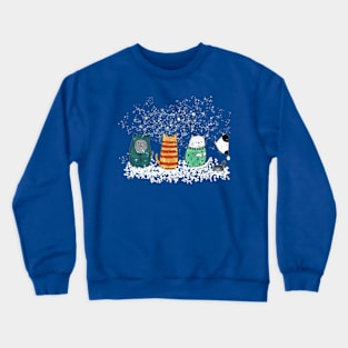 Winter Cats Crewneck Sweatshirt